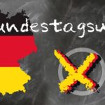 Bild Bundestagswahl mit Deutschlandflagge