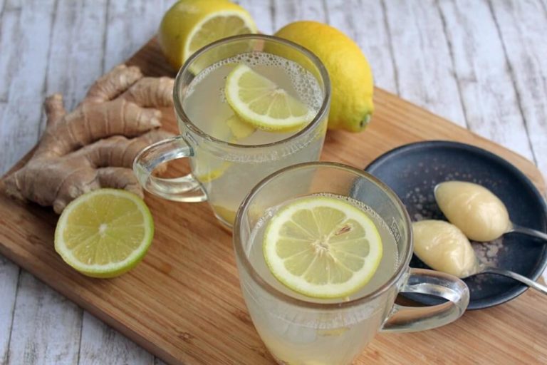 Heißer Zitronen-Ingwer Tee mit Honig – BASMA MAGAZINE